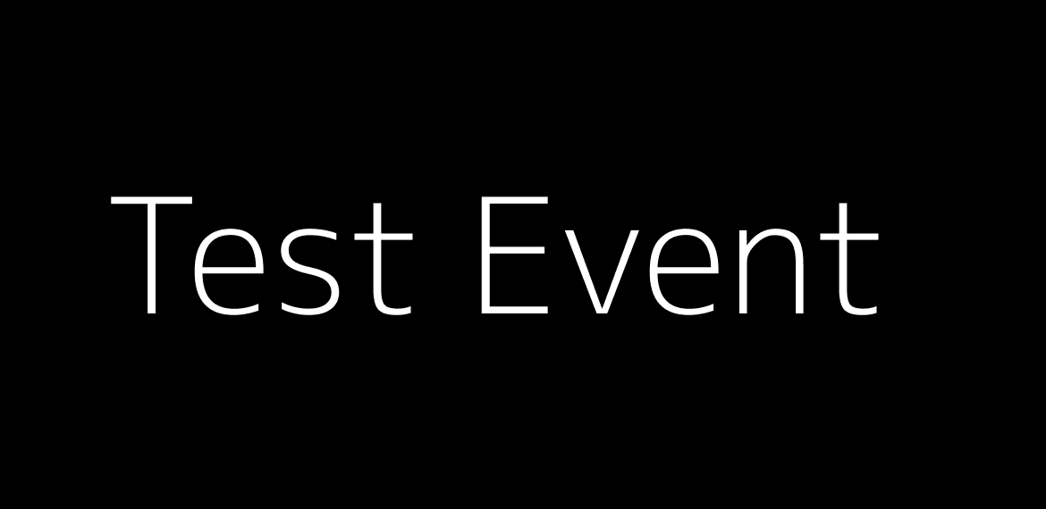 Test Event